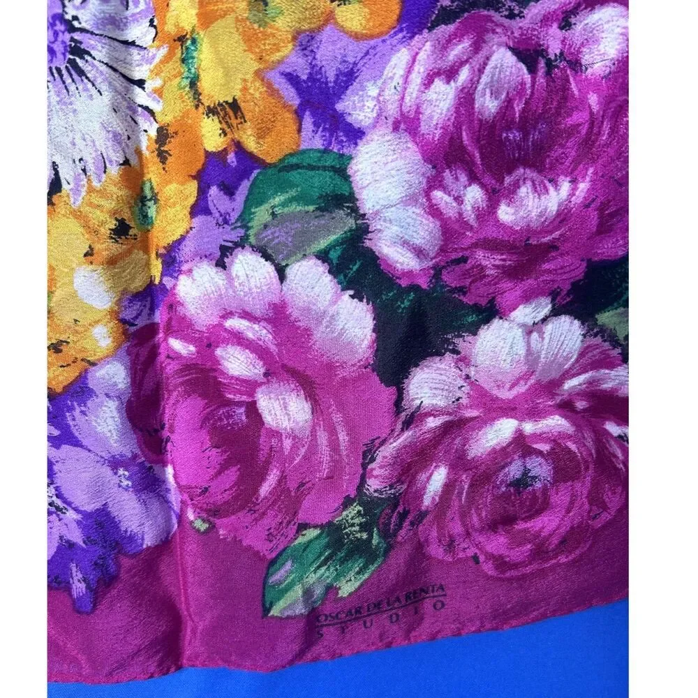 Oscar de la Renta vintage multicolor